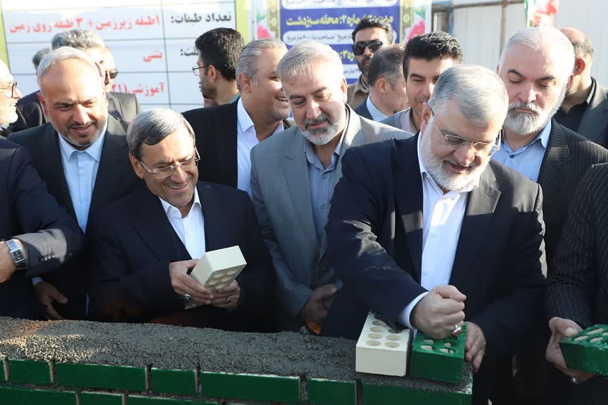 خشت‌گذاری سه مدرسه جدید در شهر گلستان، گامی دیگر برای تحقق عدالت آموزشی