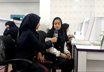 راه اندازی کتابخانه تمام وقت دانش آموزی در دبیرستان دارالزهرا(س) قم