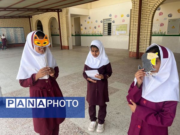 نمایش‌های خلاقانه دانش‌آموزان سیریک به‌مناسبت هفته کتاب