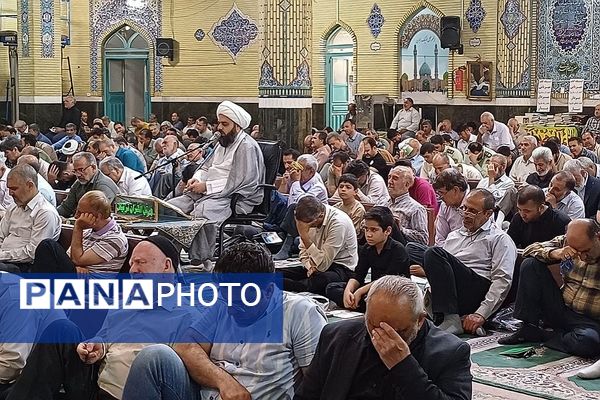 مراسم روز عرفه در مسجد صاحب‌الزمان(عج) و امام‌زاده سید فتح‌الله ورامین