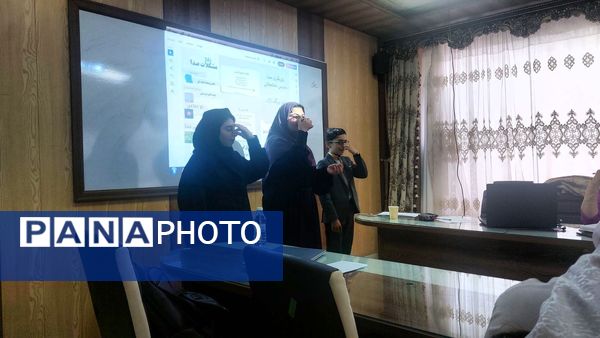 جلسه اول دوره بازیگری صدا در خبرگزاری پانا آذربایجان شرقی