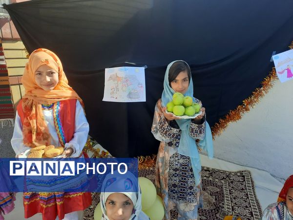 دانش‌آموزان دبستان نیک‌اندیشان چناران با جشن فرهنگ روستا و عشایر، اصالت ایرانی را زنده کردند