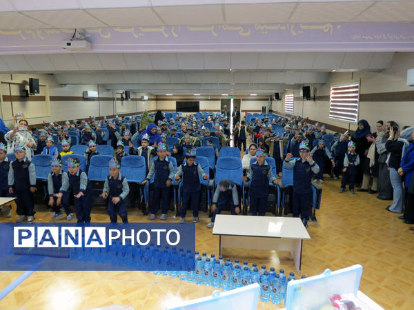 جشن آب در مدرسه پسرانه وحدت بجنورد