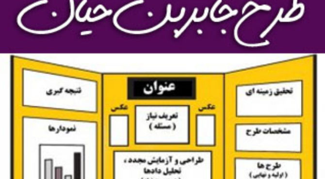 طرح جابر در دبستان حاج محمود فیض ناحیه ۴ شیراز 