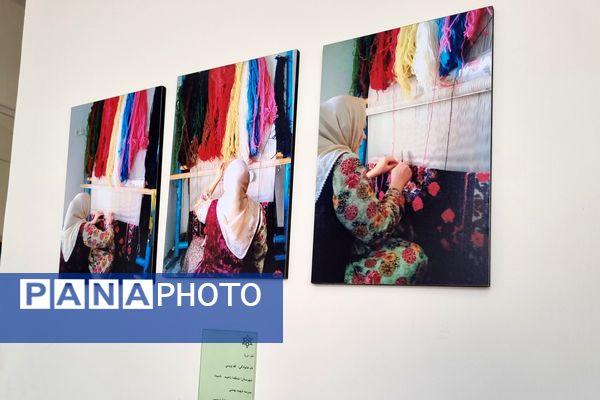 بازدید دانش‌آموزان از نمایشگاه هنرهای بومی و محلی در رشته عکاسی 
