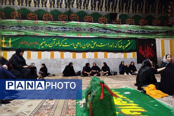 شور حسینی در شب چهارم محرم 1404 در هیات فرهنگیان ناحیه ۳ شیراز 
