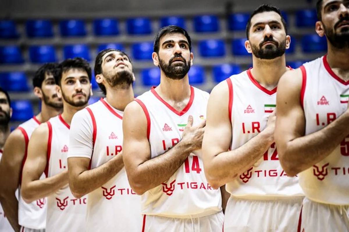 برد قاطعانه تیم ملی بسکتبال ایران در رقابت‌های انتخابی جام جهانی 