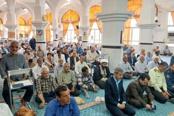 نماز عبادی سیاسی جمعه در شهرستان خلیل‌آباد