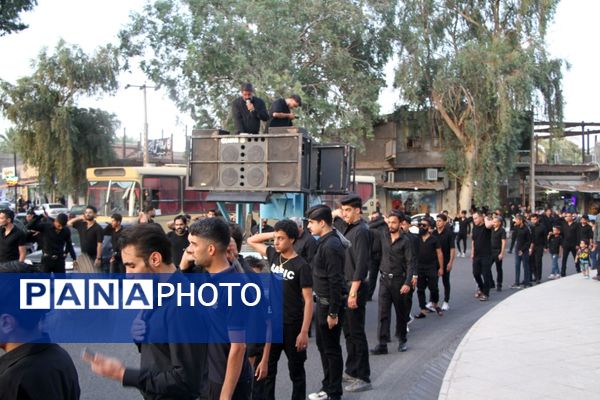 مراسم زنجیر زنی در شهرستان بم 