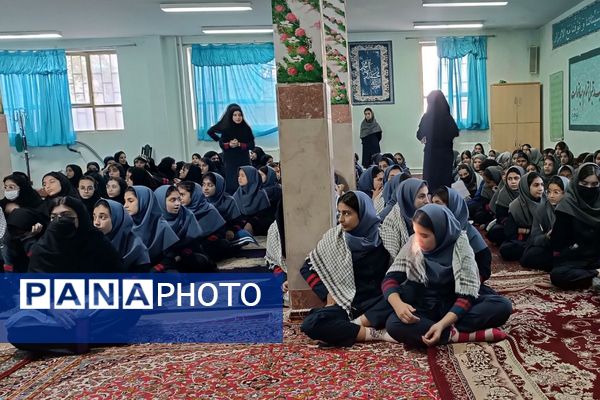 مراسم عزاداری حضرت فاطمه(س) در مدارس شهرستان ملارد