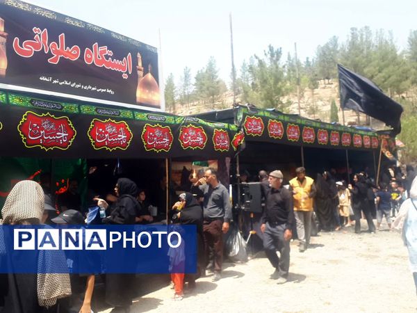 مراسم عاشورای حسینی در امامزاده دلاور آشخانه 