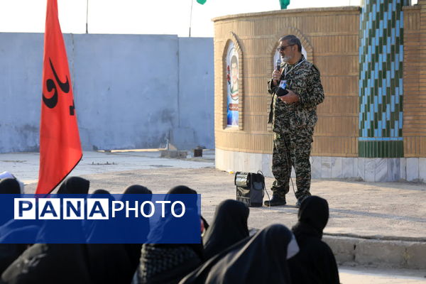 حال و هوای دختران هنرستانی قم در بازدید از یادمان‌های عملیاتی جنوب کشور