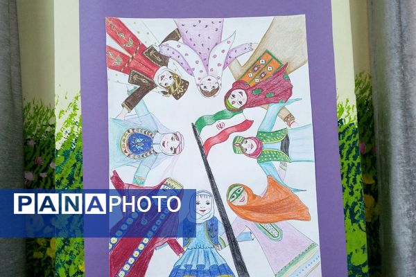 نمایشگاه فرهنگی_هنری و جشن ایرانمون در دبستان شهید آقچه‌لو رباط‌کریم