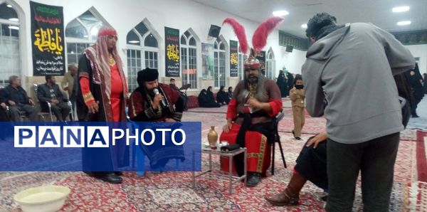 شبیه خوانی به مناسبت شهادت بانوی دوعالم در امامزاده سید قاسم روستا ارغا 