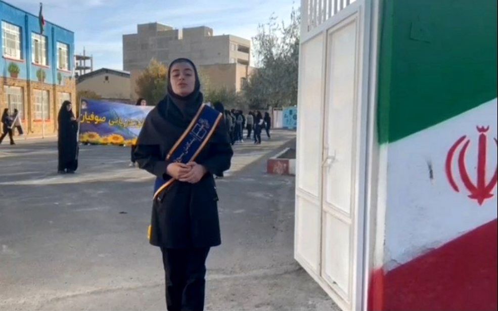 حضور نسل انقلاب در راهپیمایی ۱۳ آبان صوفیان