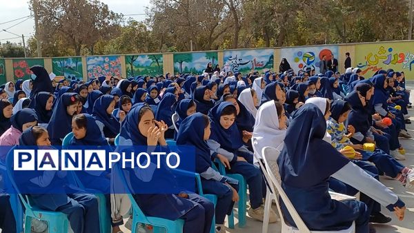 آیین شور عاطفه‌ها در دبستان ضحی ۲ شهرستان شیروان