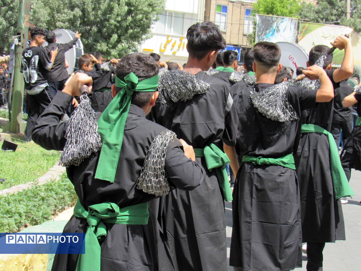 مراسم تاسوعای حسینی در کامیاران