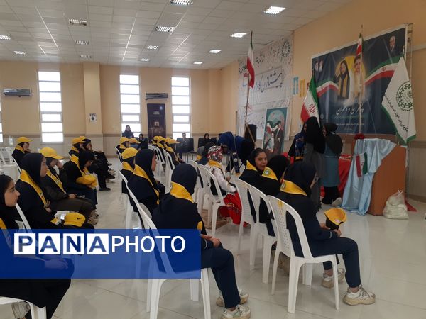 جلوه‌هایی از پیش اردوی دختران خراسان شمالی در بجنورد
