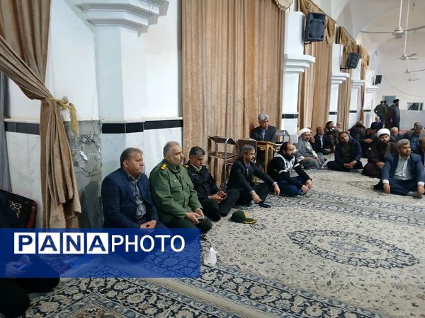 مراسم گرامیداشت شهدای مقاومت و تشیع نمادین پیکر پاک شهید سید حسن نصرالله در خلیل آباد 