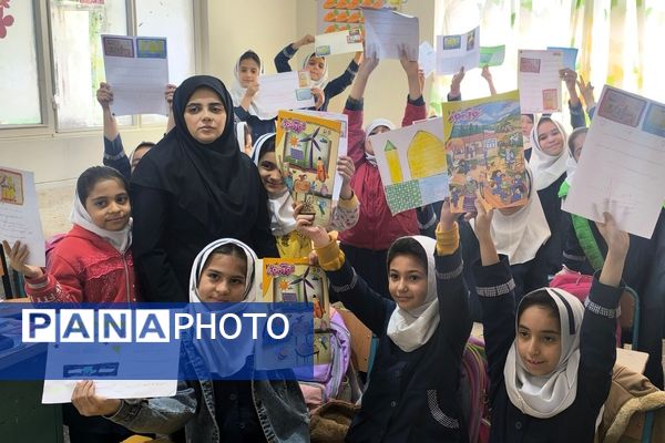 طنین هفته کتاب در دبستان وحیدکیهانی