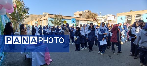 آیین افتتاحیه سفیران سلامت در مدرسه شهید خاقانی شهرستان شیروان