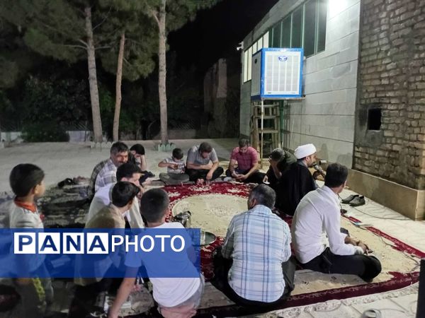 مراسم سوگواری در ایام ماه صفر در روستای نقاب