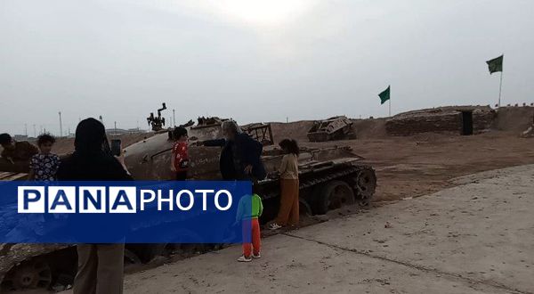 بازدید دانش آموزان خادم الشهدا از شلمچه