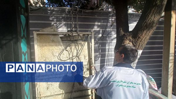 بازدید ایمنی از موکب‌های اربعین ۱۴۰۴ توسط کارشناسان مدیریت بحران شهرداری