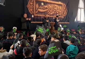 عزاداری نوگلان فاطمی در شهرستان خلخال 