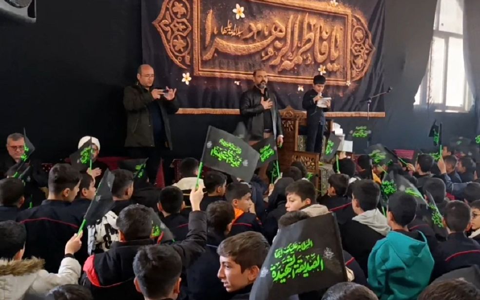 عزاداری نوگلان فاطمی در شهرستان خلخال 