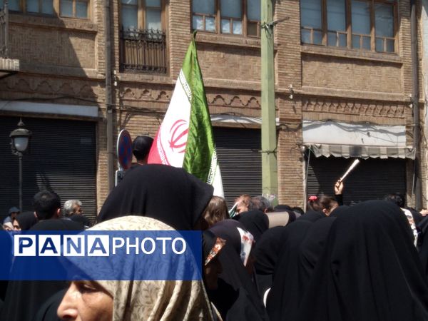 راهپیمایی مردم قزوین در جمعه خشم ونصر 