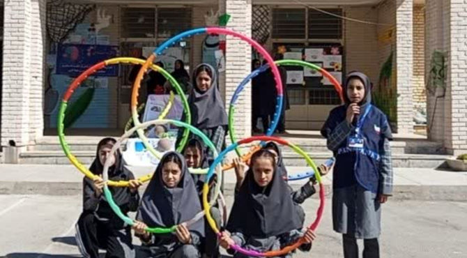 افتتاحیه المپیاد ورزشی درون مدرسه ای در دبیرستان شاهد ام ابیهاآباده