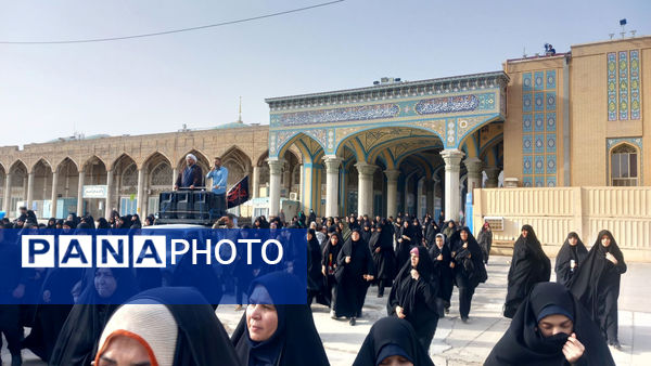 خاکسپاری شهید «اسماعیل شاکری» در مسجد جمکران
