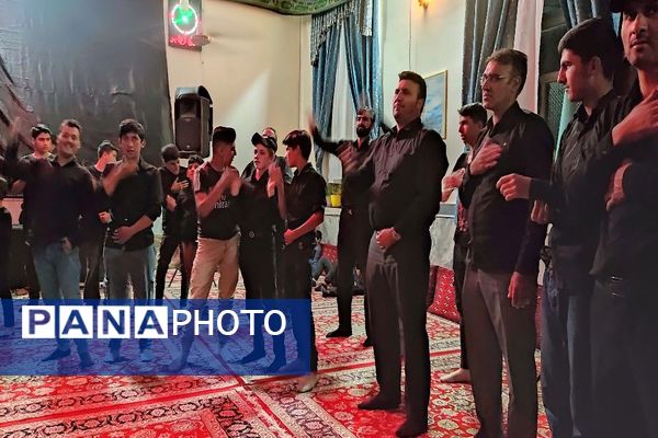 مراسم عزاداری شب ششم محرم در شهر بار نیشابور 