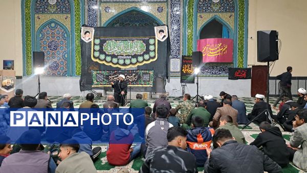 برگزاری مراسم سوگواری حضرت فاطمه‌(س) در دیشموک 