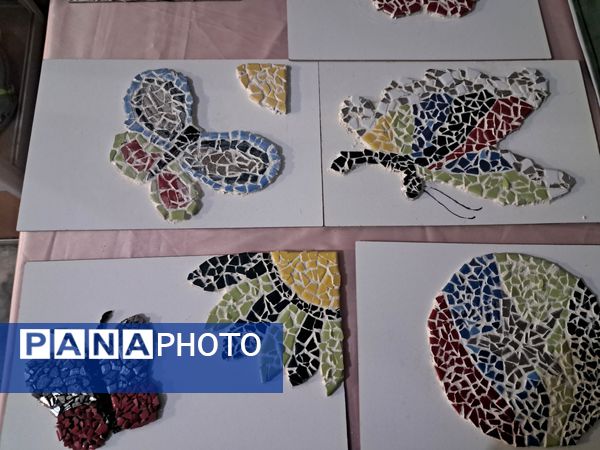 نمایشگاه هنری مدرسه انیس خوش قدم 