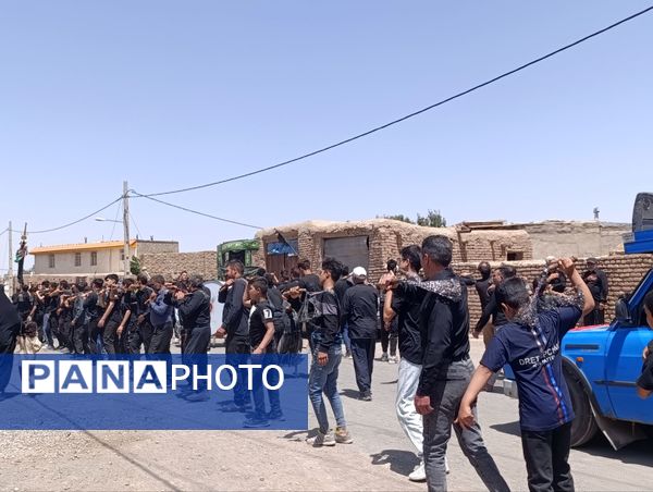 عزاداری سیدالشهدا در روستا نوری 