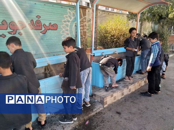 فریضه‌ نماز جماعت مدرسه صاحب الزمان (عج) سفیدار 