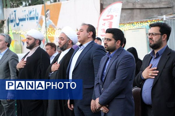 مراسم اختتامیه مسابقات جایزه بزرگ تنیس خاکی بم در مجموعه ورزشی آرشام بم