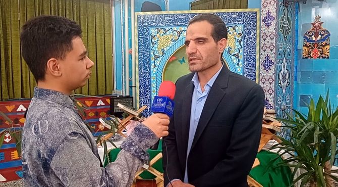 دبستان خوارزمی یک؛ میزبان درخشش ایمان و معرفت دانش آموزان ناحیه ۲