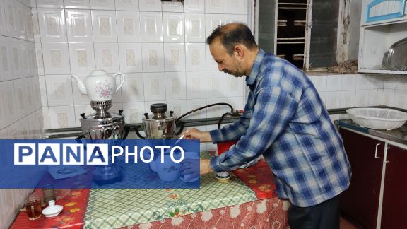 روضه خانگی در یکی از خانه کهن شهرستان کاشمر