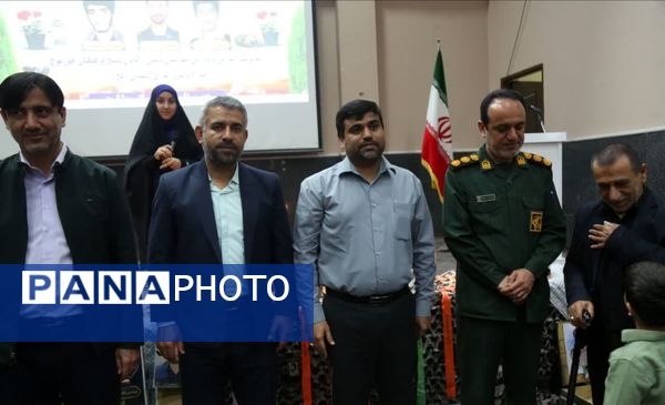 اولین سالروز تدفین شهید گمنام در شهرک شهید تندگویان شهرستان جم