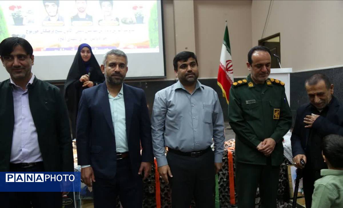 اولین سالروز تدفین شهید گمنام در شهرک شهید تندگویان شهرستان جم