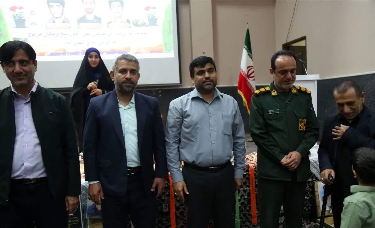 اولین سالروز تدفین شهید گمنام در شهرک شهید تندگویان شهرستان جم