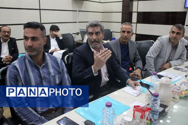 جلسه بررسی گزارش و عملکرد معاونت تربیت‌بدنی و سلامت آموزش و پرورش استان بوشهر