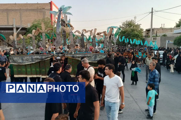 بانگ چاووش محرم و لبیک یاحسین در شهر بهمن
