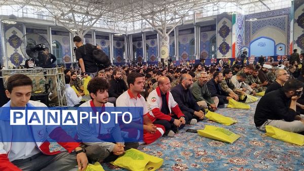 برگزاری مراسم اربعین شهدای جنگ 12 روزه در مصلی کرج 