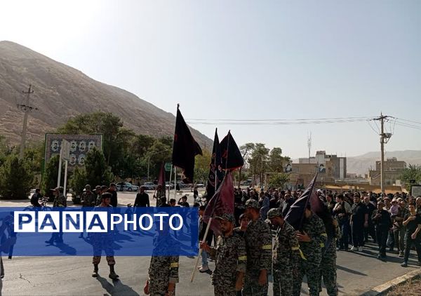 تجمع عاشقان حسینی در پیاده‌روی جاماندگان اربعین 