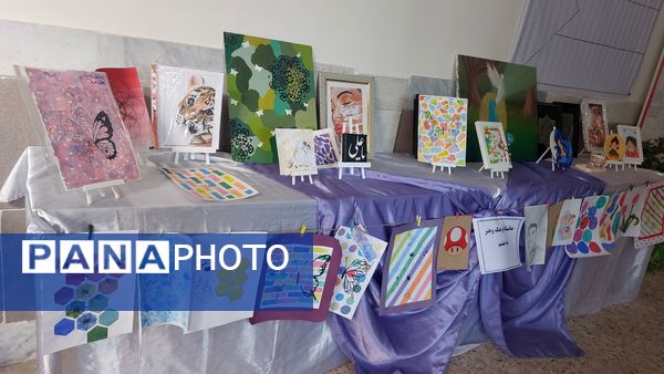 جوشش هنری دختران دبیرستان نجمه