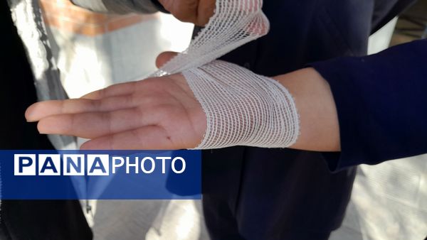 آموزش اطفای حریق و ایمنی به دانش آموزان دبیرستان مادرمهربان خلیل آباد